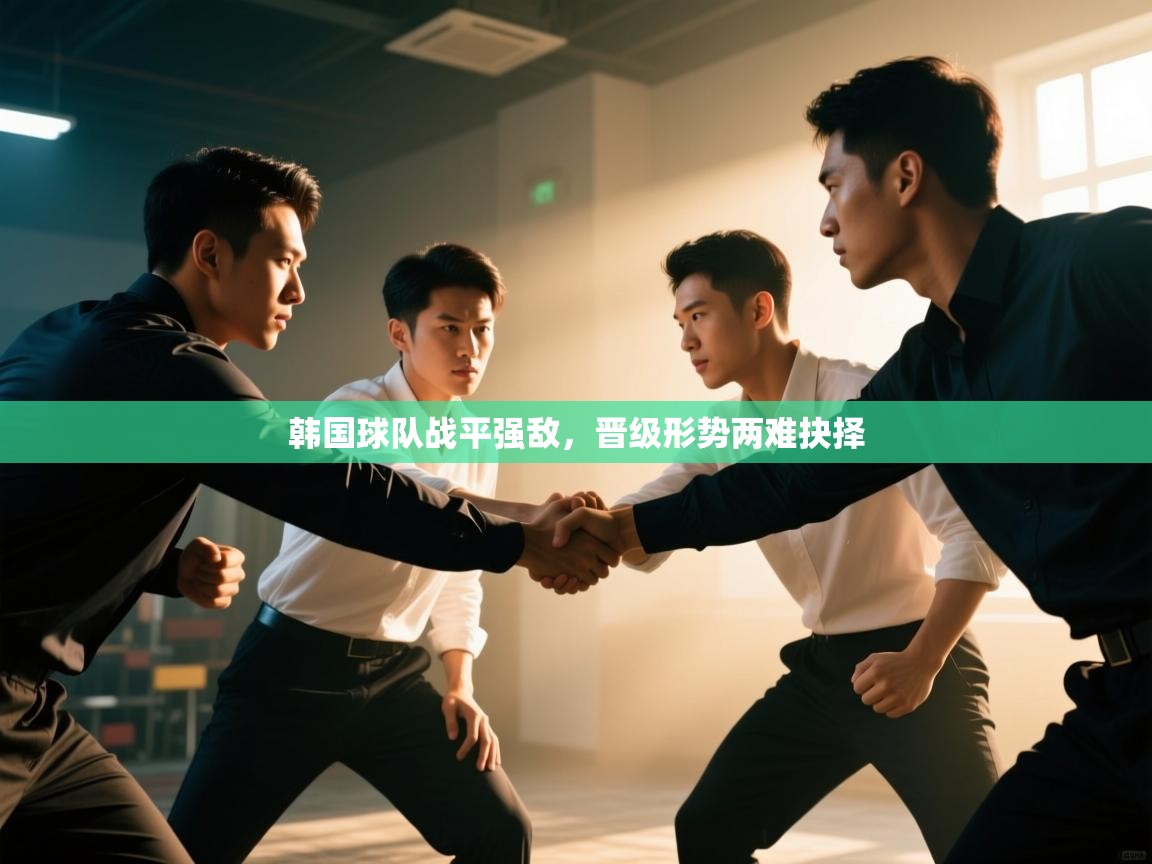 韩国球队战平强敌,晋级形势两难抉择 第2张